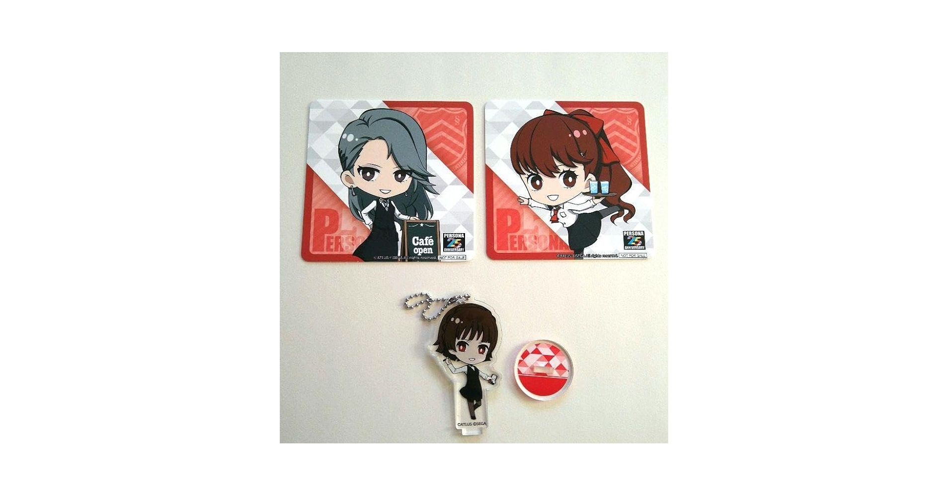 ペルソナ5 P5 P5A セガ カフェ アクリルキーホルダー アクキー ペルソナ5 P5 P5A セガ カフェ アクリルキーホルダー アクキー