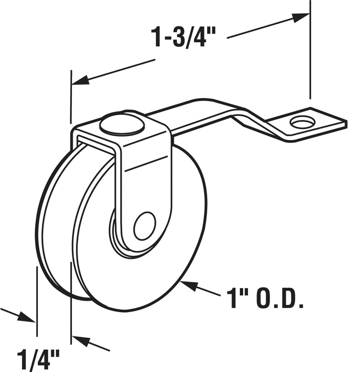4 Pack Sliding Screen Door Tension Spring Fits for Academy Doors, Replaces B 638, B 687, B 639 and B 756 Used on Both Top and Bottom, 1" Concaved Steel Ball Bearing
