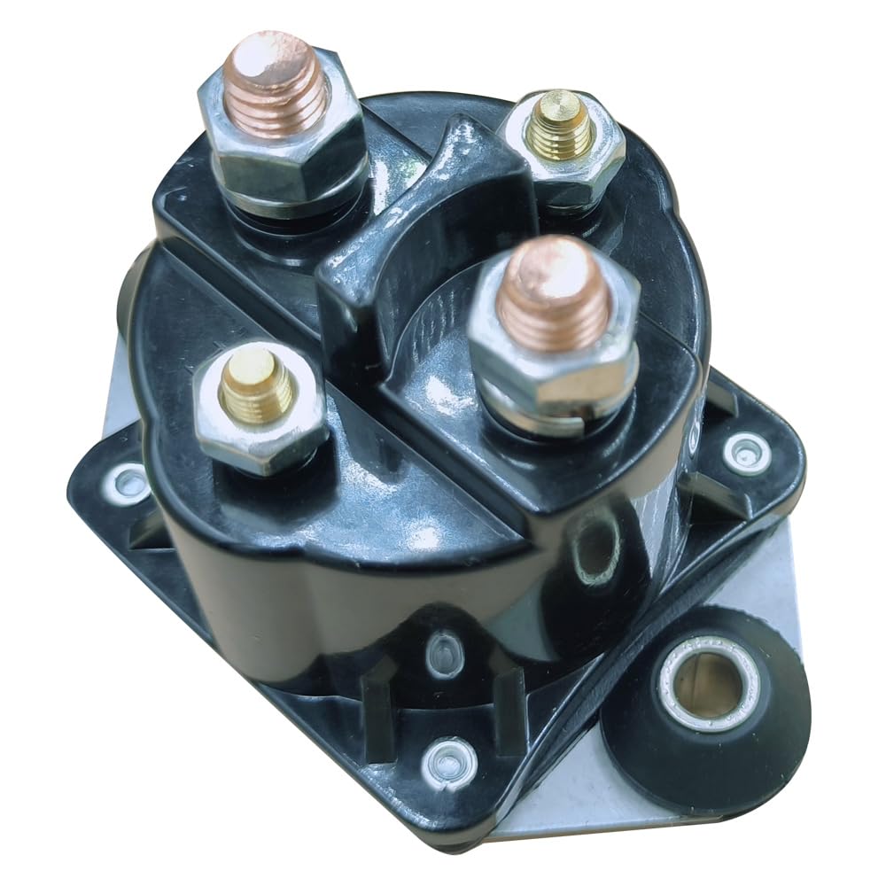 Starter Solenoid Compatible with Force Marine 40 50 75 90 120 96-99 Mercury Marine 75 80 90 100 105 115 V135 V150 V175 V200 V225 V250 by Part Numbers 89-817109A1 89-817109A2 89-817109A3 18-5834