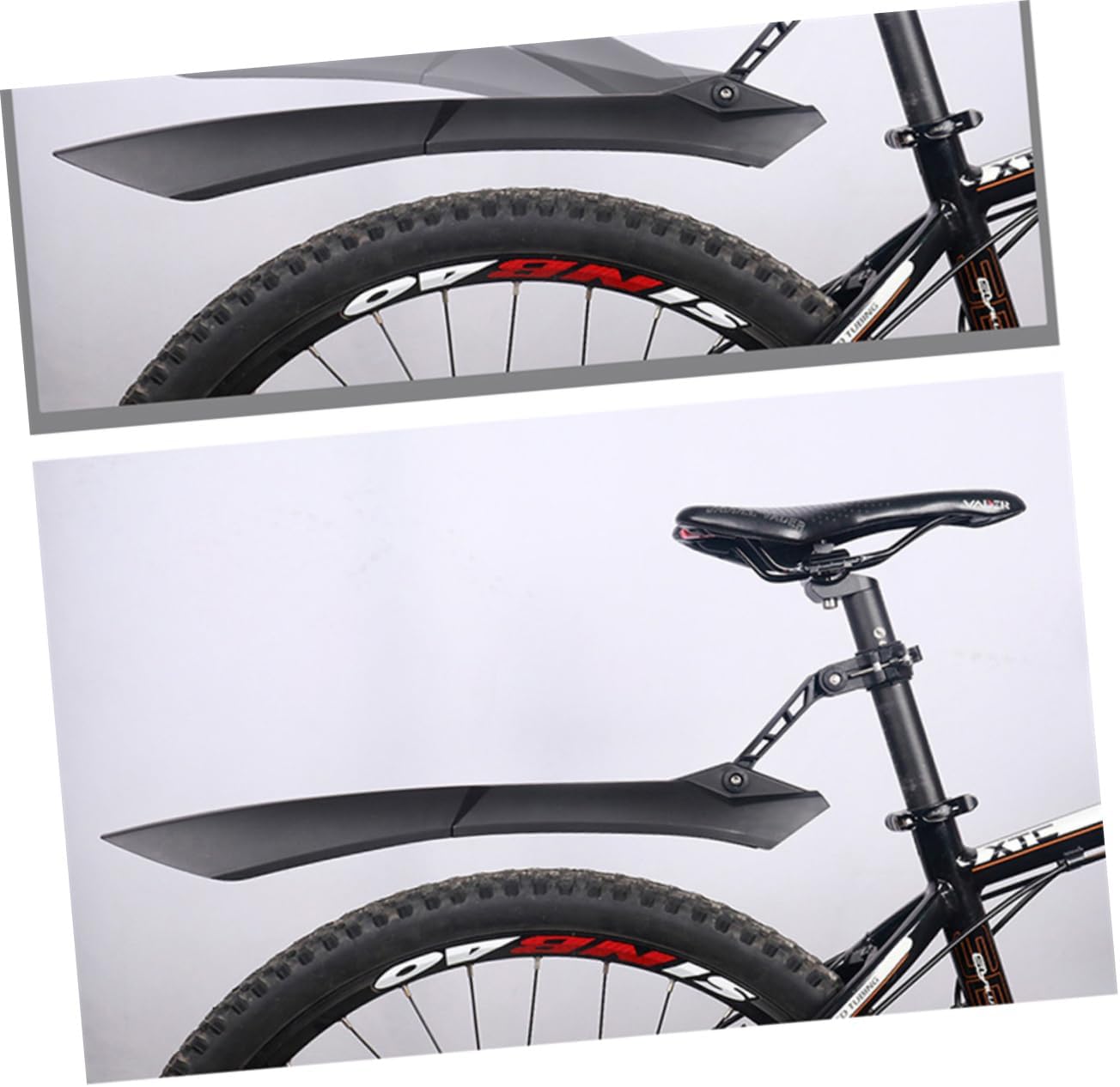 Bike Mud Guard for Bicycles Durable Fenders for Road Cycling Easy to Install and Disassemble Impact Resistant Design Black