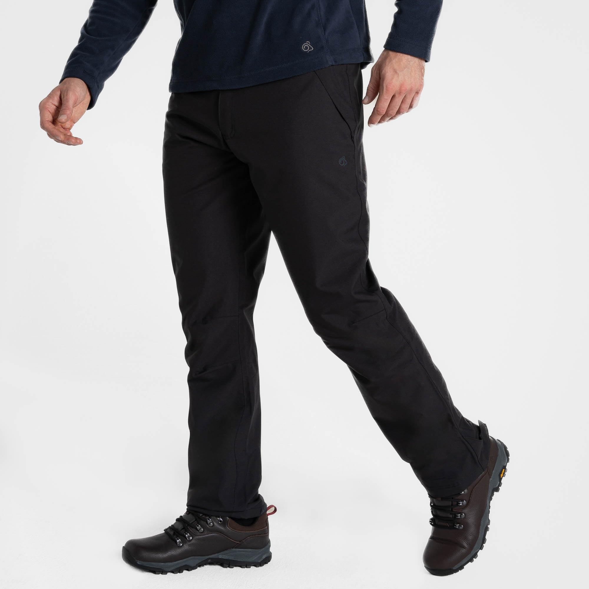 Craghoppers Expert Mens Kiwi Waterproof Thermal Work Trousers Brushed Lining Black