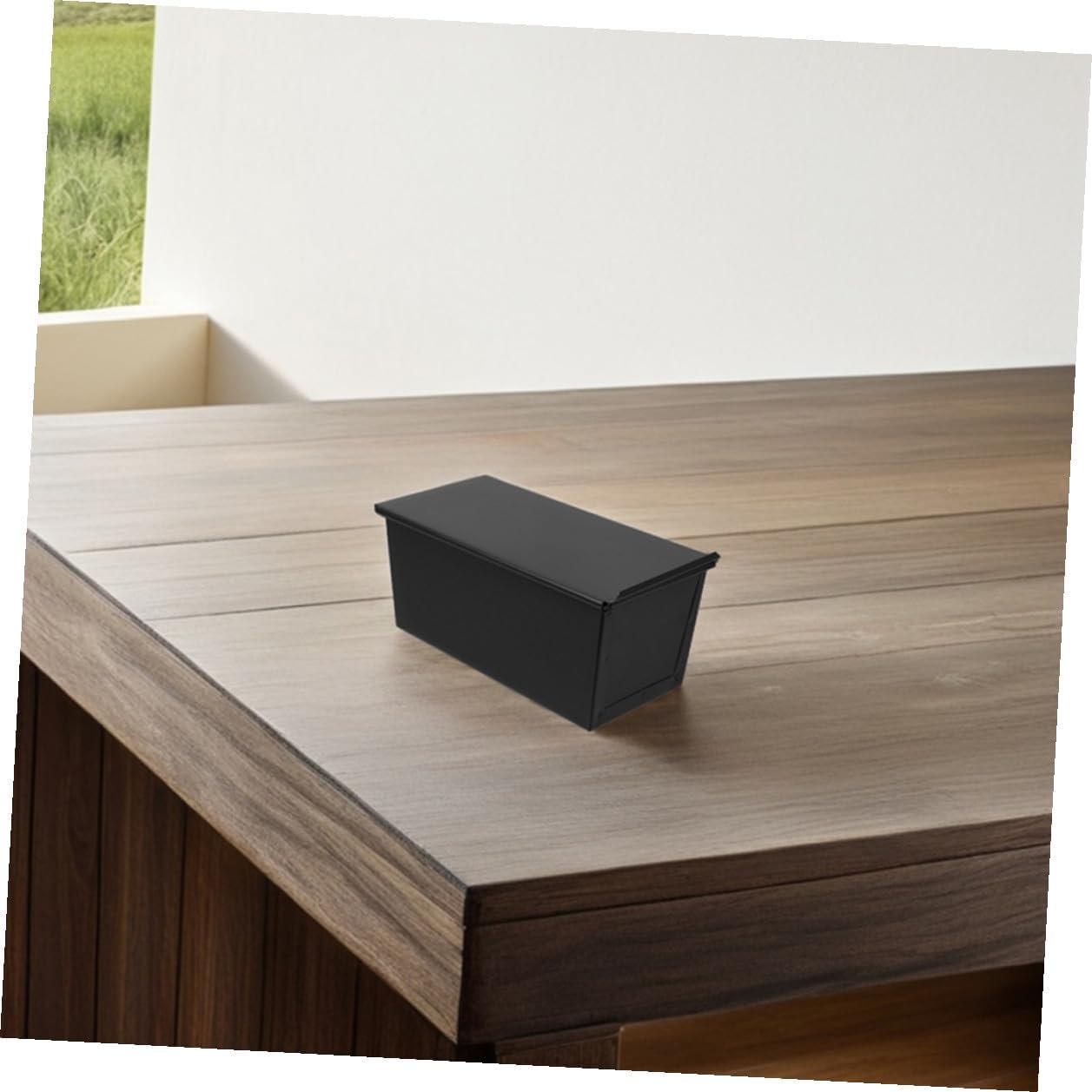 Stainless Iron Loaf Pan with Sliding Lid Nonstick Bread Pan 1000g Capacity Bakeware for Homemade Toast Baking and Kitchen Use