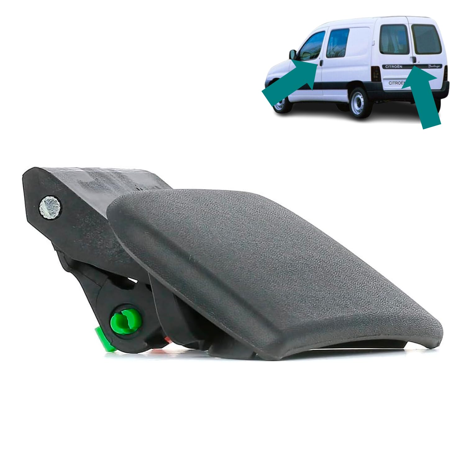 Autocraft Asse Di Riparazione Per Maniglia Porta Scorrevole Citroen Berlingo E Peugeot Partner (1996-2008) - Codici 9101P8, 9101Q7