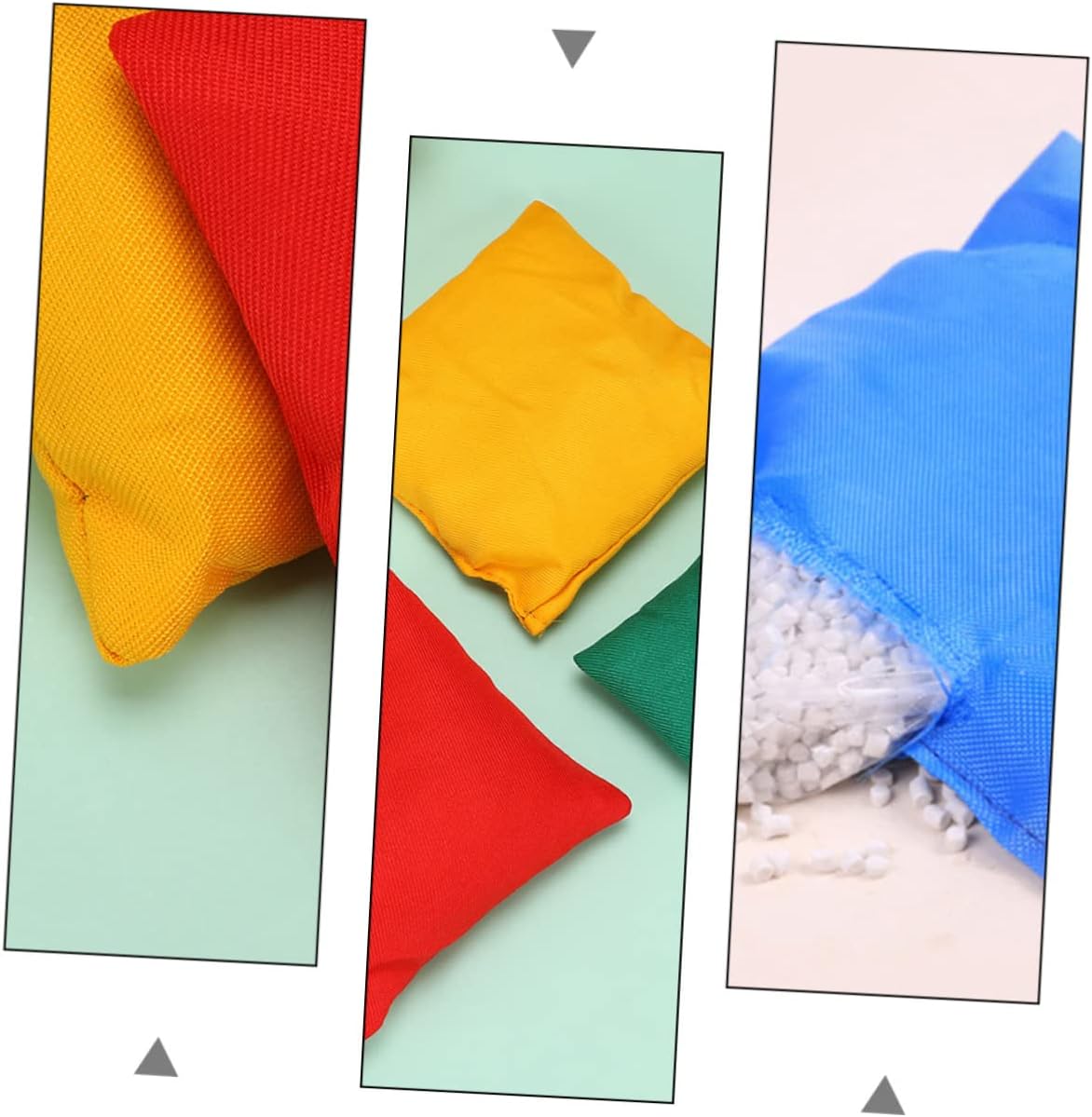 SUPVOX 12pcs Boy Girl Sandbag Game Toy Safe Bean Bags for Outdoor Fun for Hand-Eye Coordination Group Activities Playtime Games