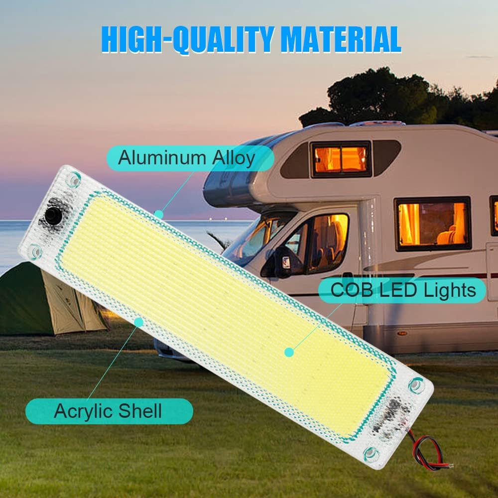 Buy MIHAZ LED Interior Light Bar, COB DC 12V Led Strip Lights with