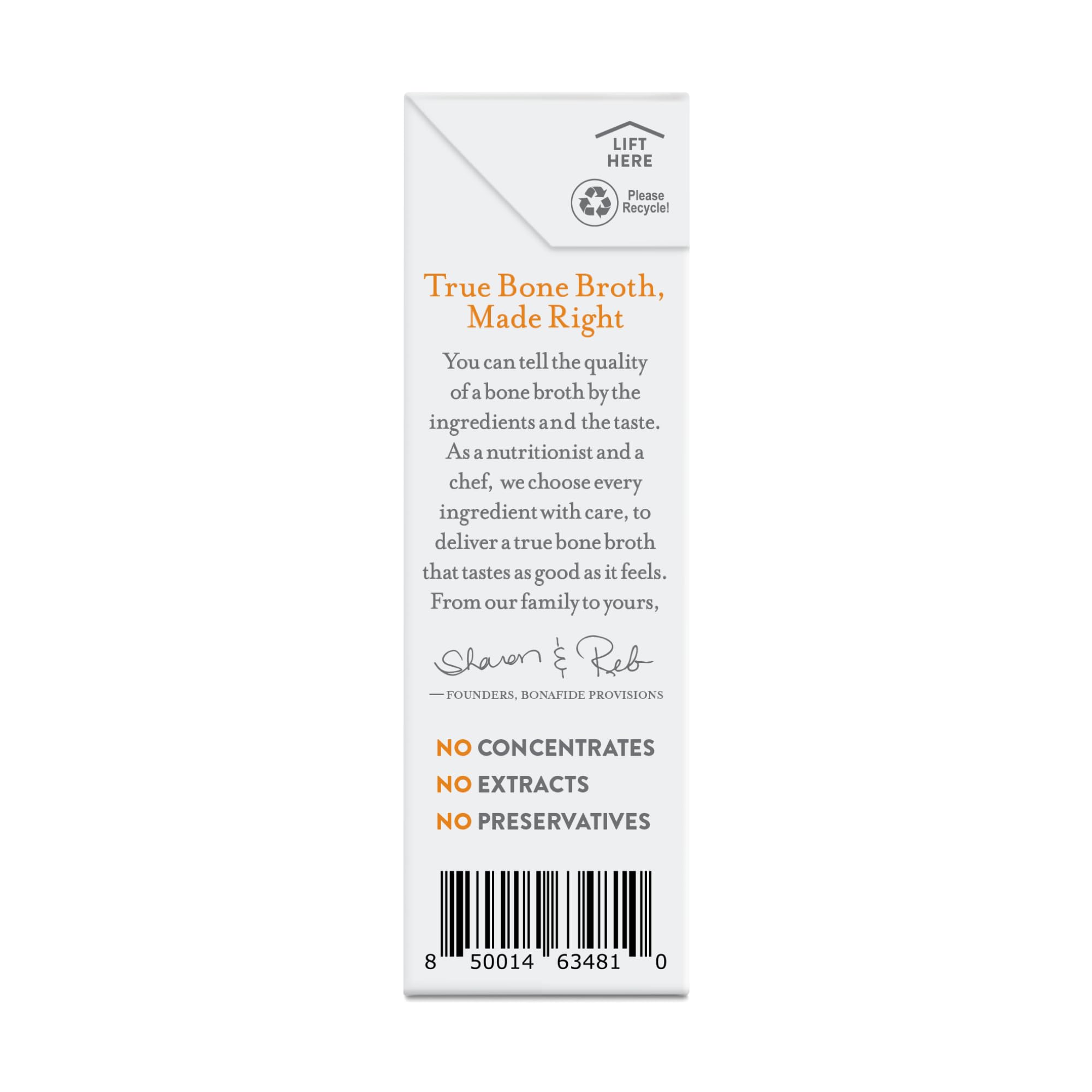 Bonafide Provisions Fresh Organic Chicken Bone Broth, 16.9oz - 6 Pack