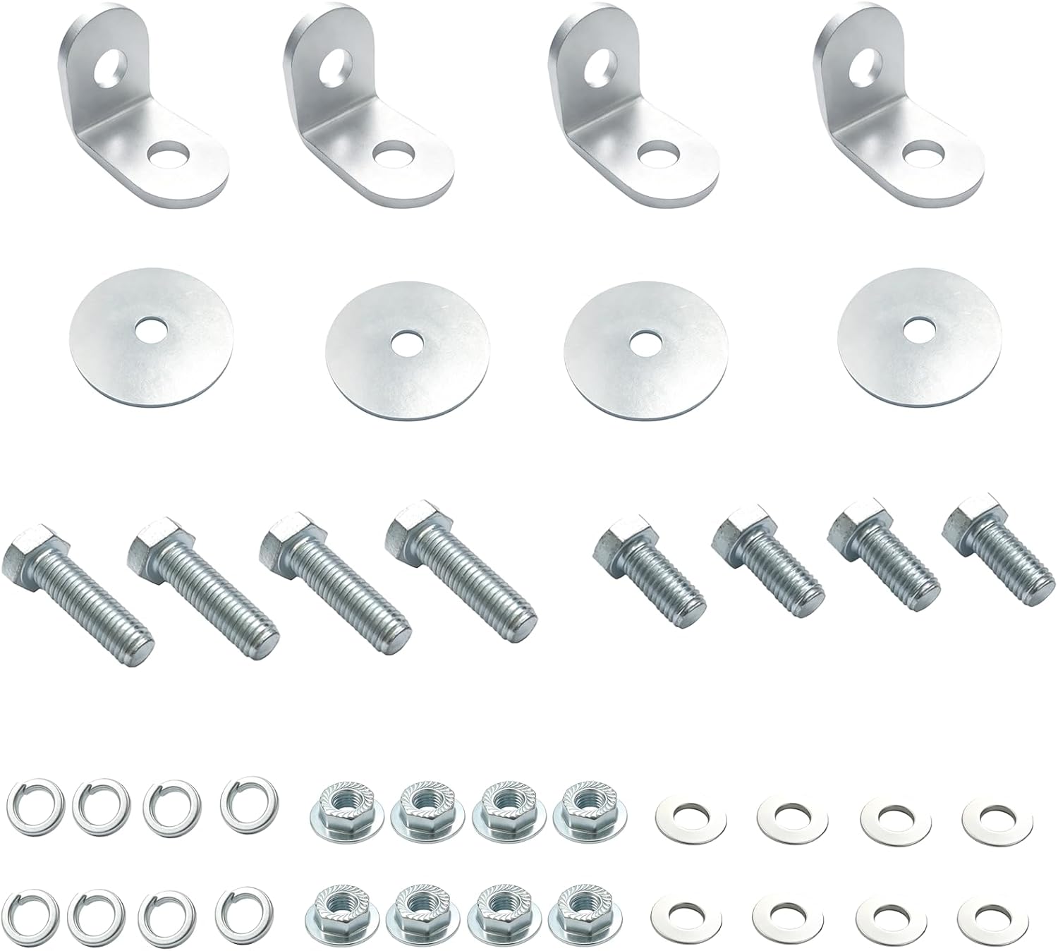 1 Set Seat Belt Mounting L Bracket Fits Racing 4/5/6-Point Harnesses
