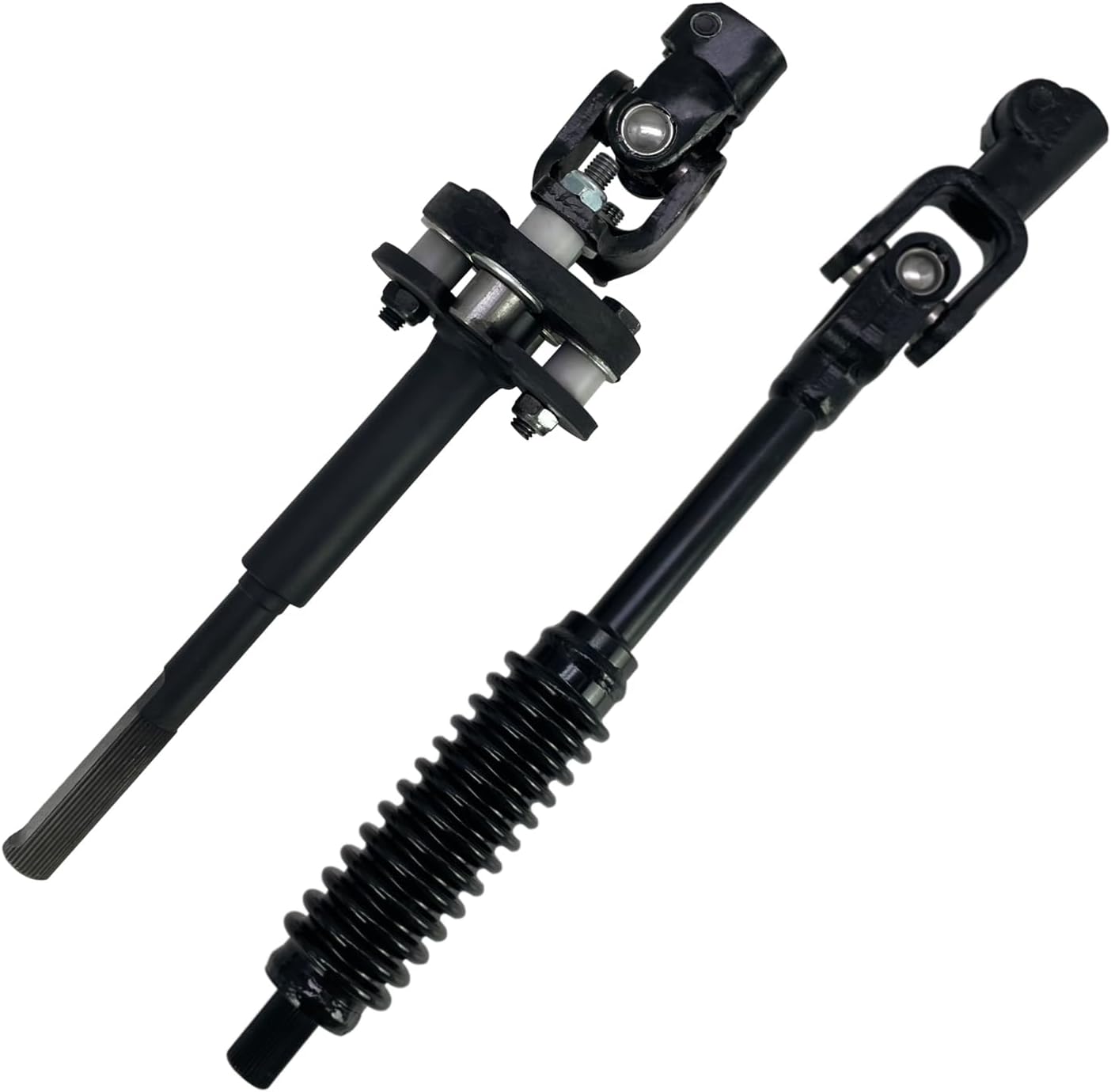 Upper & Lower Intermediate Steering Shaft w/U Joint fit for 2005-2015 Toyota Tacoma Pickup 2.7L 4.0L V6 Replace Part 4522004010 4520304010