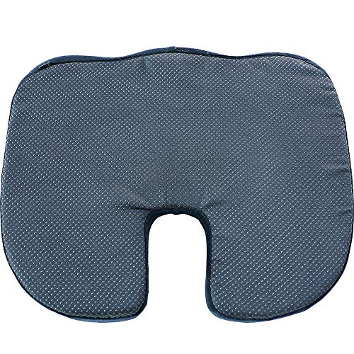 Dream Art Memory Foam Seat Cushion & Lumbar Support Back Cushion Combo - Orthopedic Design For Coccyx & Tailbone Pain - Can Help Sciatica - Perfect For Office Chair,Car And Wheelchair… #TOP4
