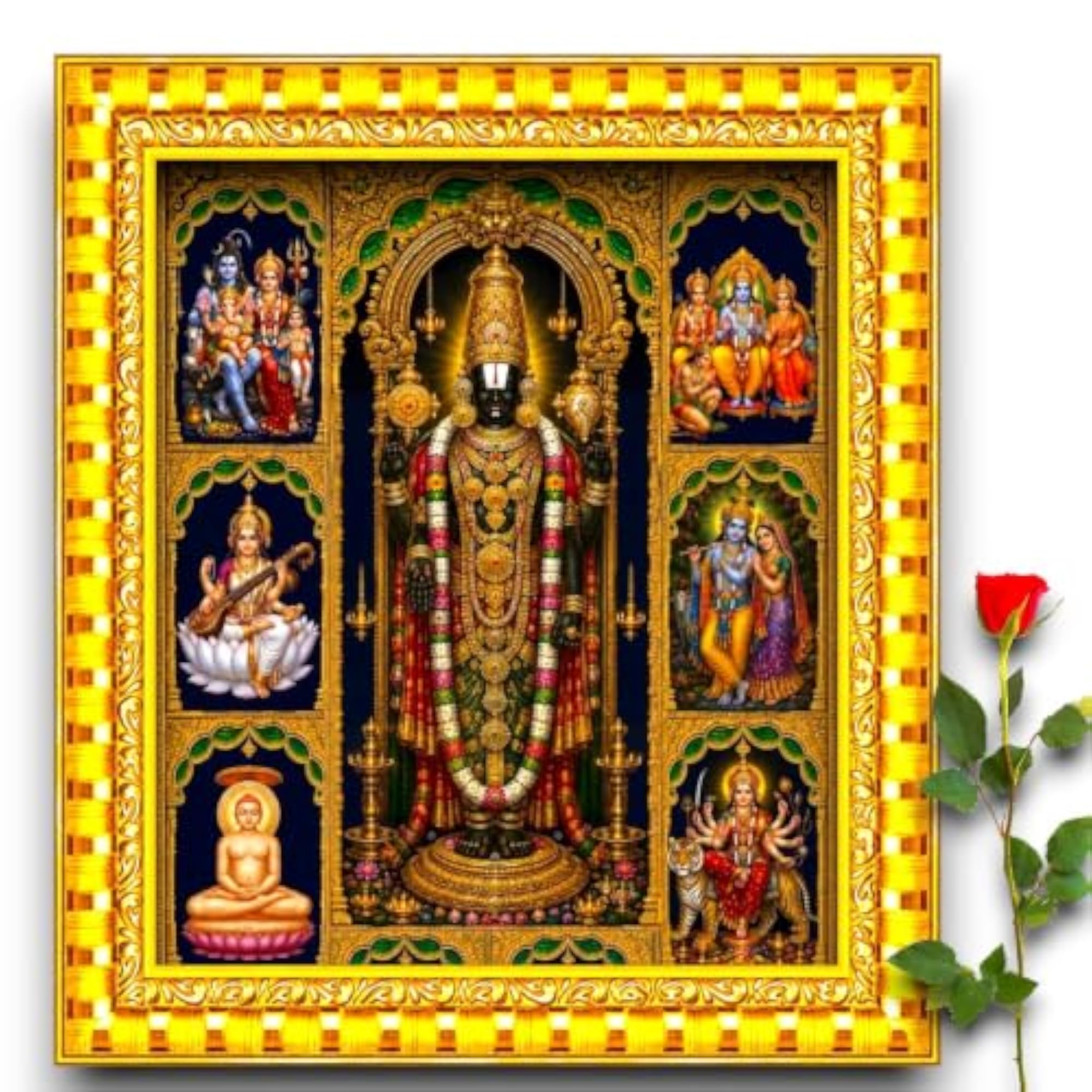Lord Balaji Photo Frame for Door Entrance