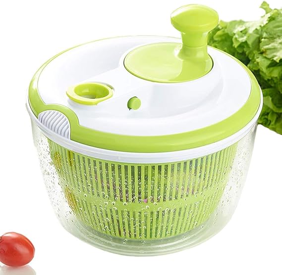 Large Salad Spinner BPA FreeManual Lettuce Dryer and