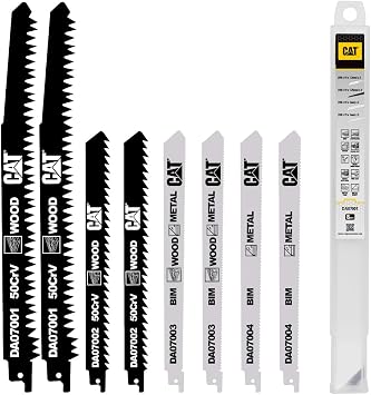 CAT DA07901 Profesyonel Metal/Ah ap Kesme Tilki Kuyru u Testere Ucu 8 Par a