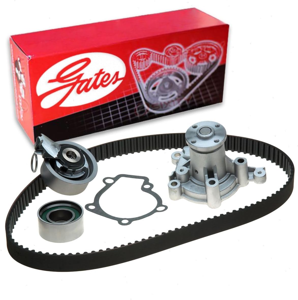 Gates PowerGrip Timing Belt Kit with Water Pump for Kia Soul 2.0L 2010–2011
