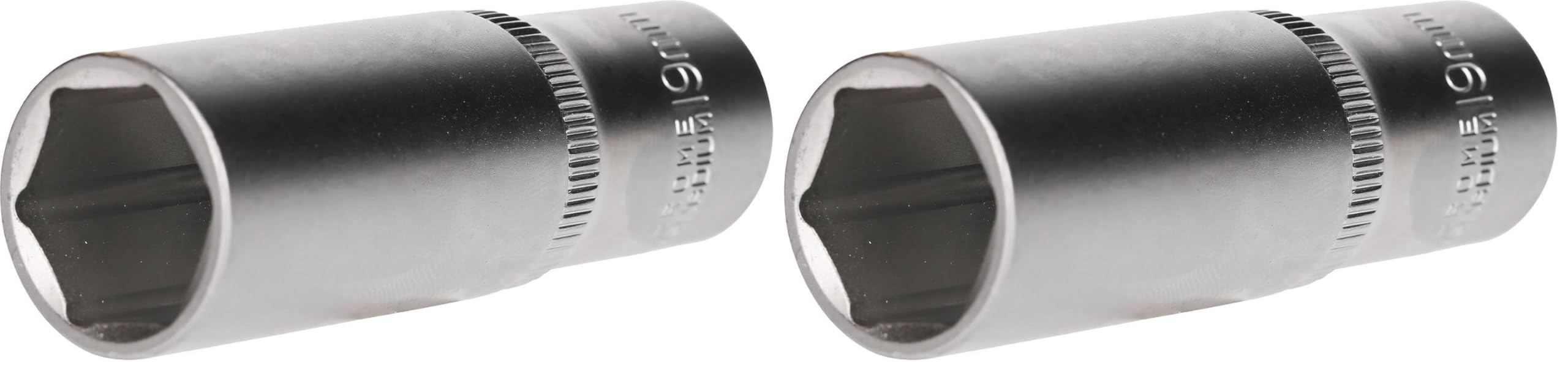 KS TOOLS 1/2" Sechskant-Stecknuss, lange Ausführung, 19 mm (Packung mit 2)