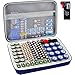 Battery Organizer Storage Box with Battery Tester (BT168), Carrying Case Bag Holder fits for 136 Batteries AA AAA 9V C D Lithium 3V(Not Includes Batteries)