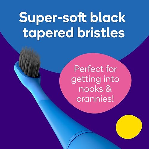 Miniatura 4 de CoComelon x BURSTkids - Cabezales de repuesto para cepillos de dientes eléctricos Burst Kids originales para un ajuste perfecto, cerdas ultra