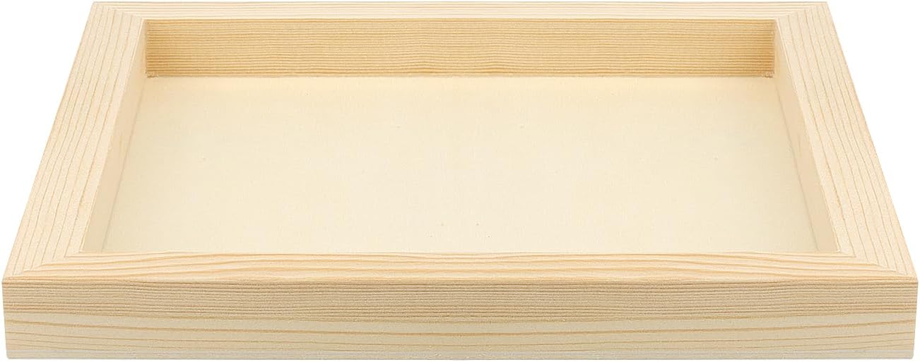 16 PCS 8x8 Inch Wood Canvas, Blank Square Canvas for Painting, Unfinished Wooden Canvas Board for Painting DIY Craft Projects