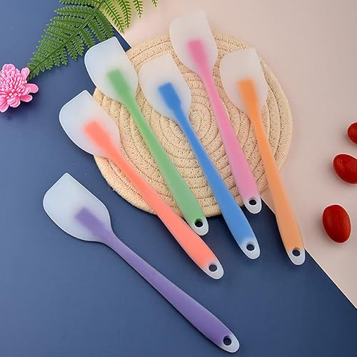 Miniatura 4 de Espátula de silicona raspadora cuchara de doble cabeza de doble propósito para cocinar, hornear, esparcir suministros de mezcla, regalos ideales