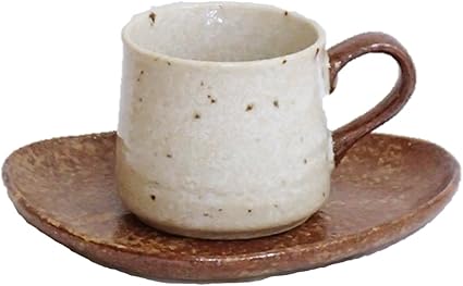Amazon コーヒーカップソーサー ナチュラル 美濃焼 9d 558 美濃焼 四季彩 陶器online カップ ソーサー 通販
