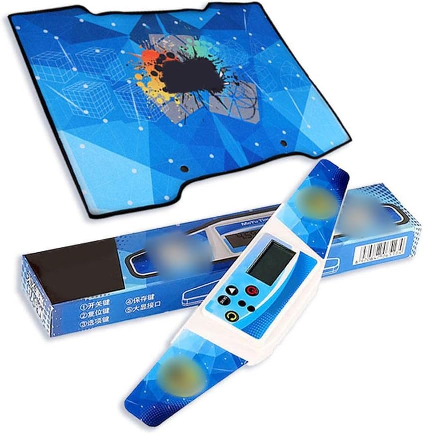 Professional Timer, Clock Machine, Speed Cube Timer, Digital Timer, Timer, Clock Machine, with Game Mat, Stacking Competition Game Timer, Speed Timer, Speed Stacking Timer, Gift