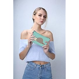 Deanfun Makeup Case Small, Cosmetic Zipper Bag Waterproof for Purse Mini, Women Cute Traveling Accessories Pouch for Ladies Thanksgiving Christmas Gifts(Marine Animal D2-51806)