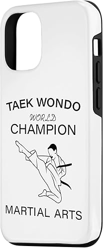 Vista 2 de iPhone 13 Pro Teak Wondo Campeón Mundial - Artes Marciales - Funda de combate MMA