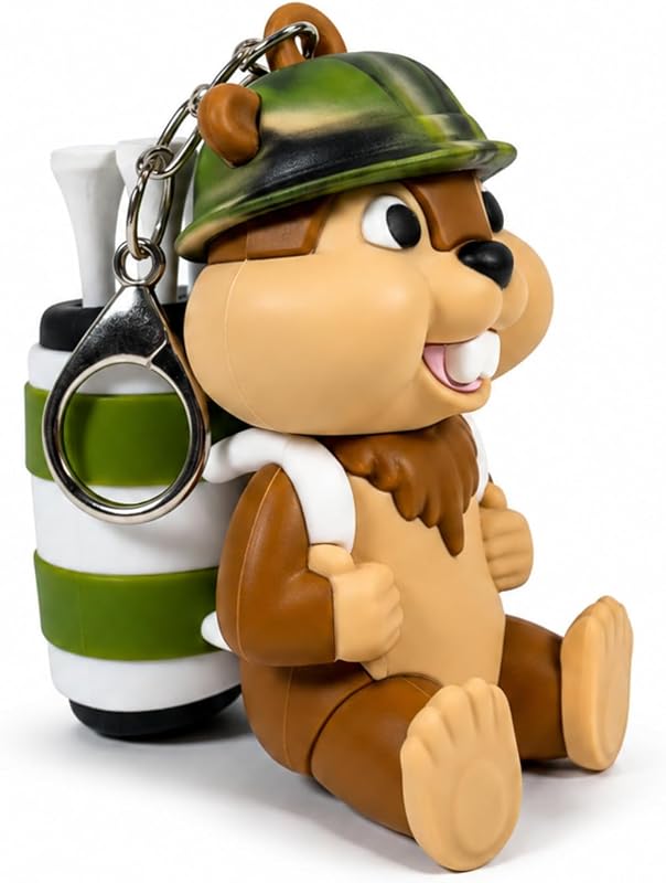 Golf Gift, Animal Caddy Golf Tee Holder, Includes 8 Golf Tees, Fun Golf Gift & Accessory for Men & Women