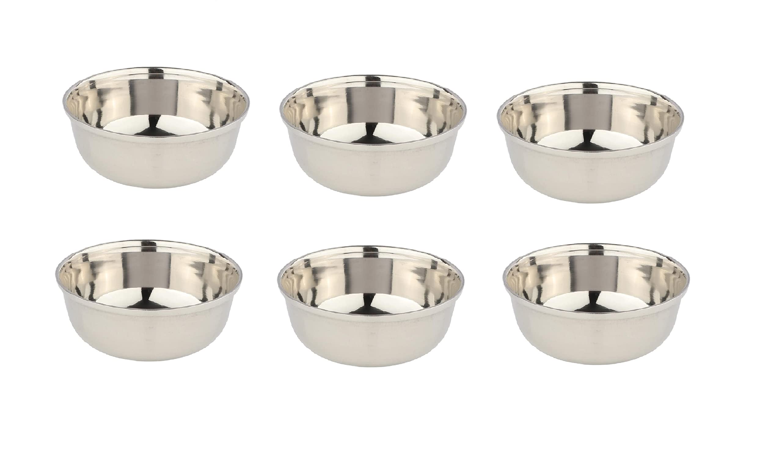 MARWALL Stainless Steel Achhar/Chutney Vati,Set of 6 Pcs (50ml Each) (B09HNYSL82) Amazon Price History, Amazon Price Tracker