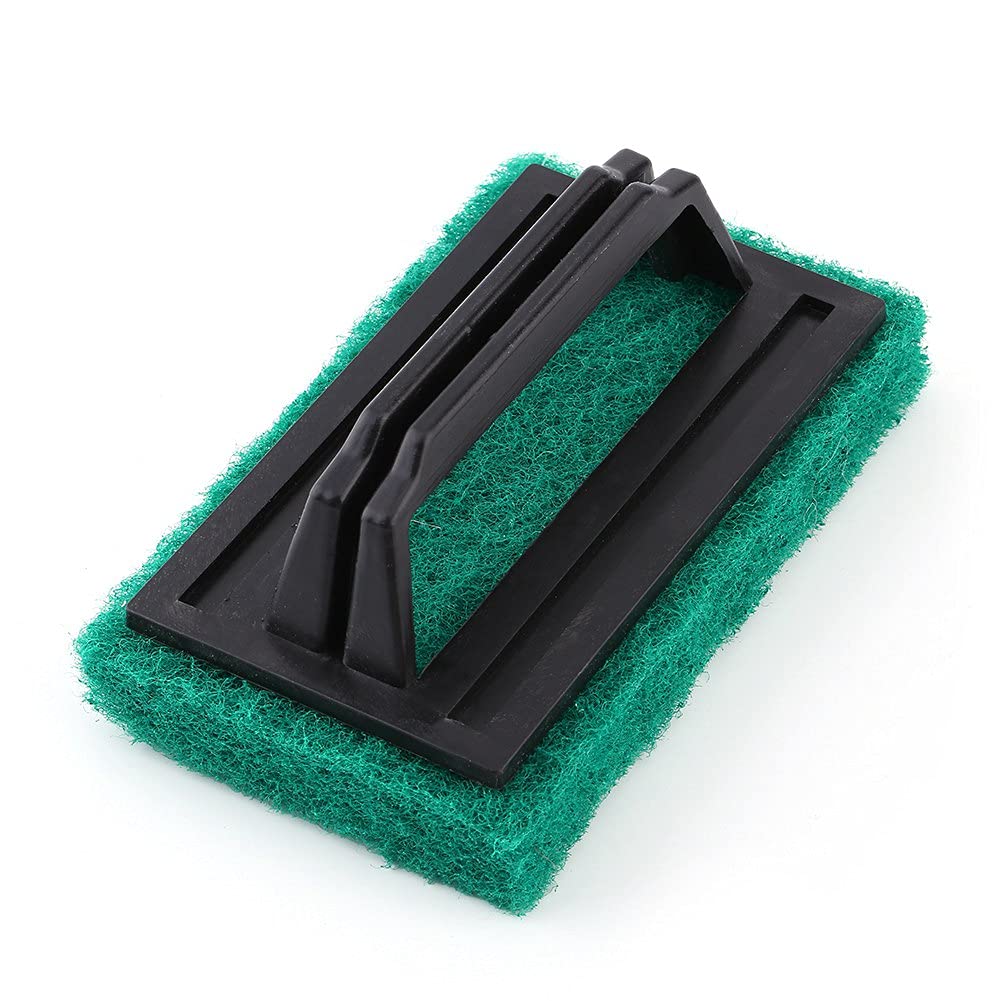Kitchen Sponge Cleaning Sponge with Plastic Handle, Handle Sponge Brush, Heavy Duty Cleaning Sponge Scrub Brush