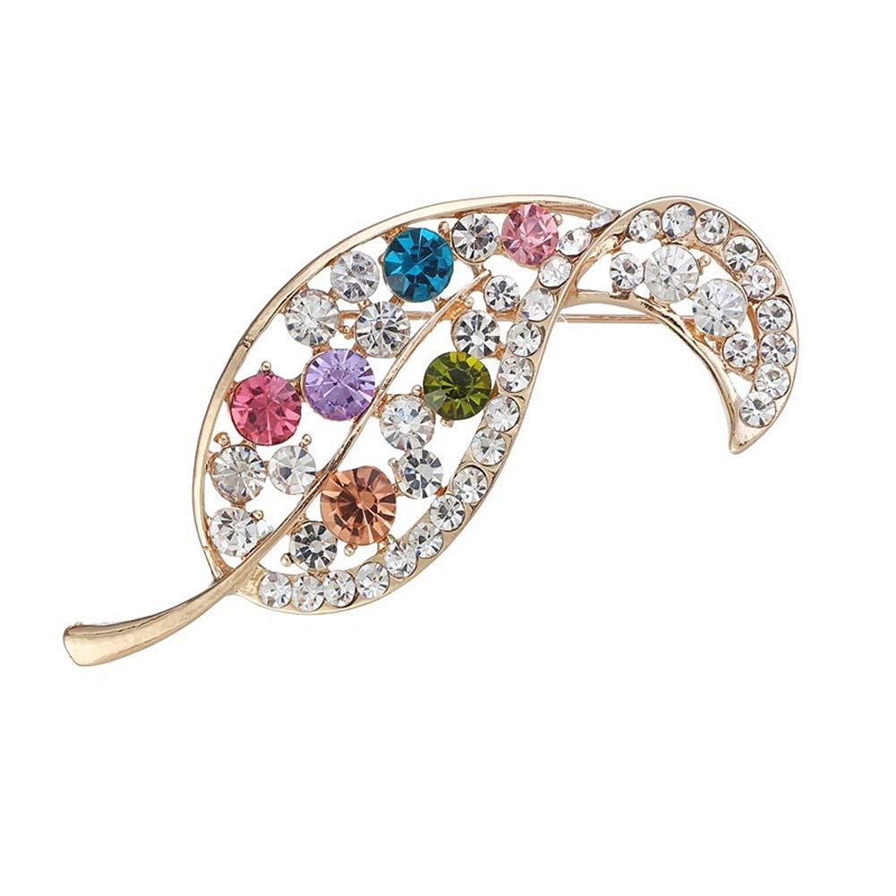 YoungYuan Broches Womens Vintage Novelty Brooches Jewelry Brooch Scarves Shawl Clip Broooch Vintage Brooch Scarf Brooches for Women Crystal Brooch
