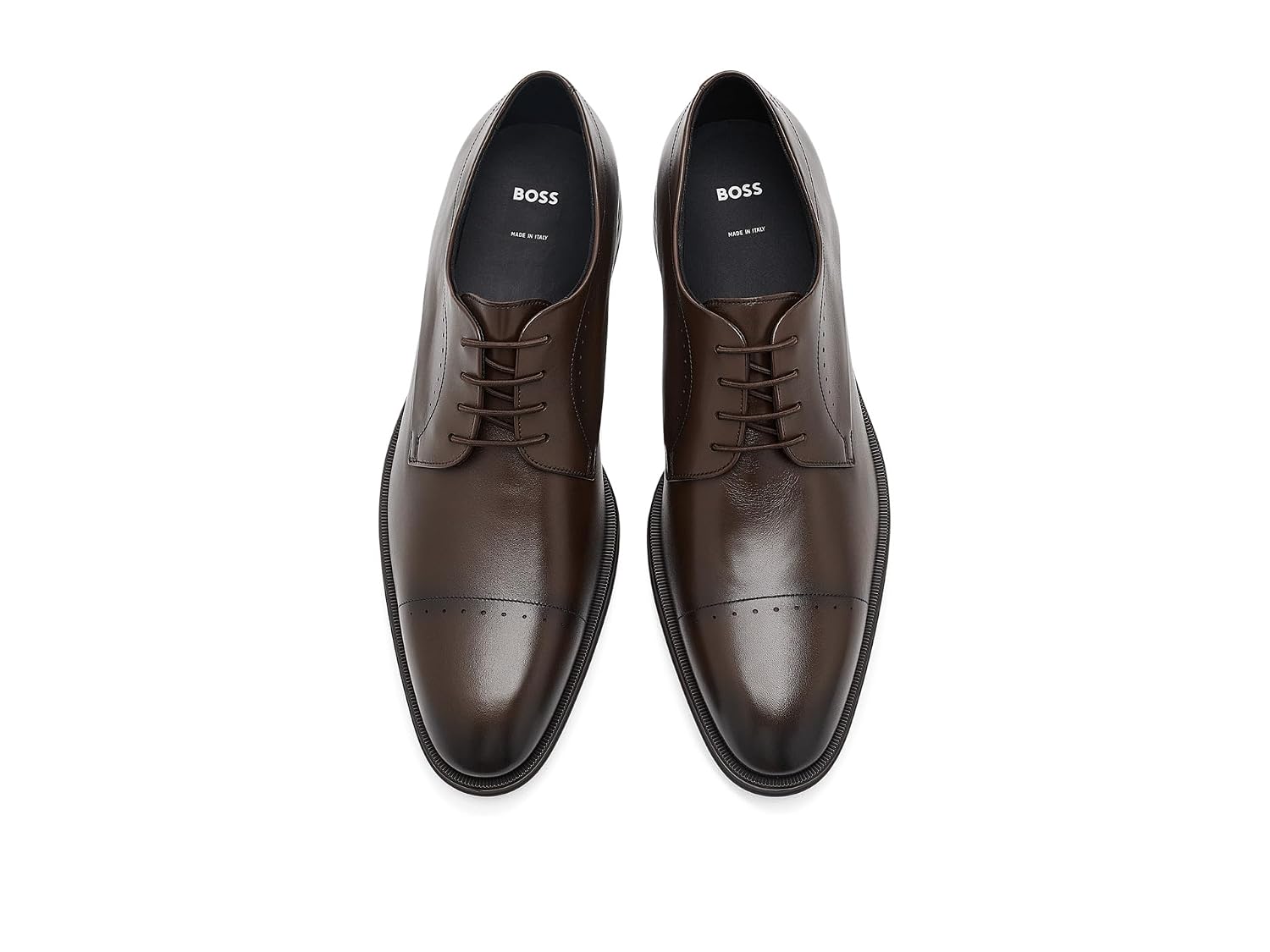 BOSS Derrek Leather Derby Shoes - thumbnail 2