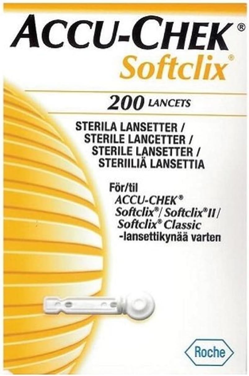 Accu Chek Softclix Lancet, Pack De 200, Pack of 1