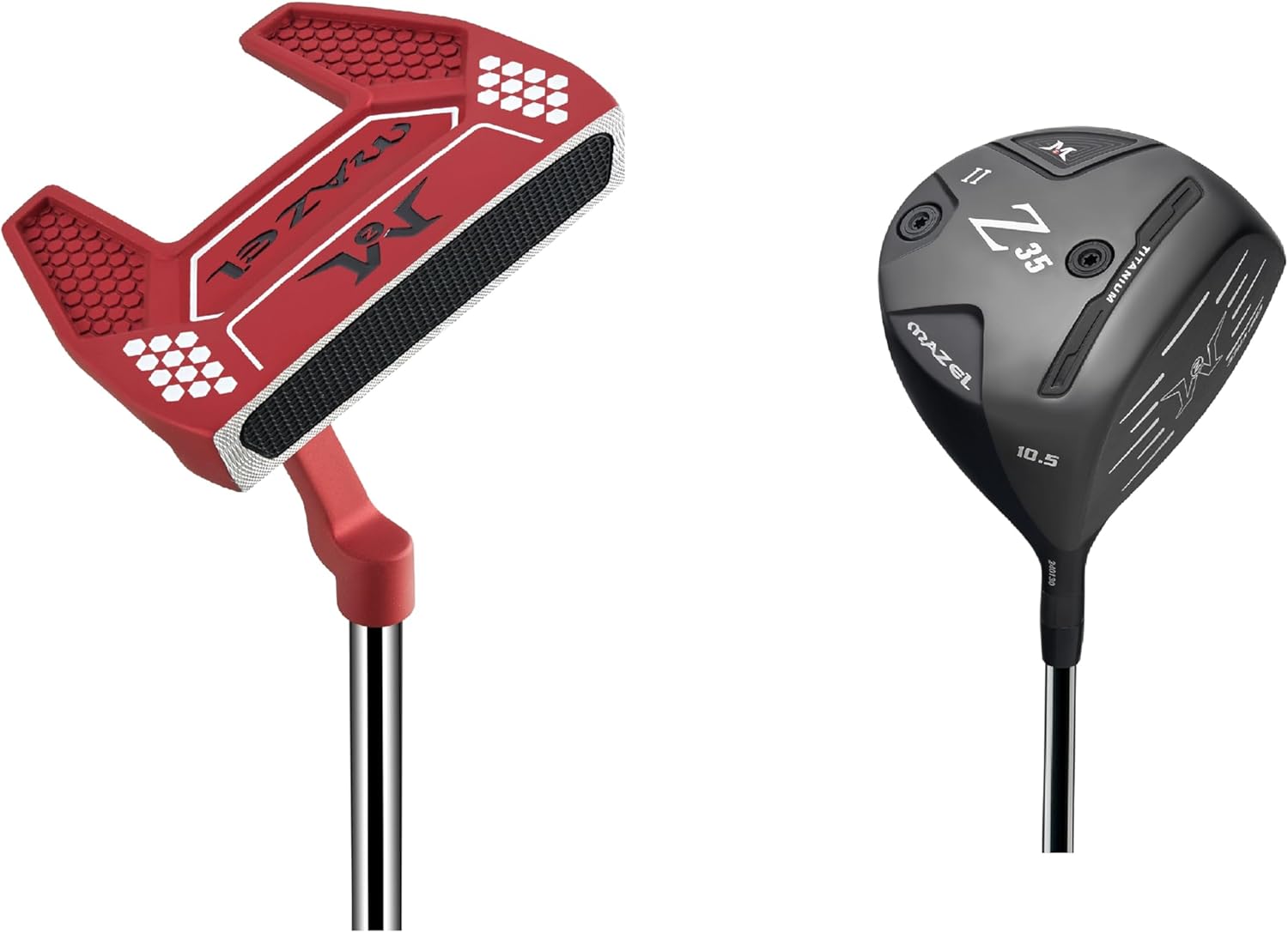 MAZEL Golf Putter & Golf Driver,Bundle of 2