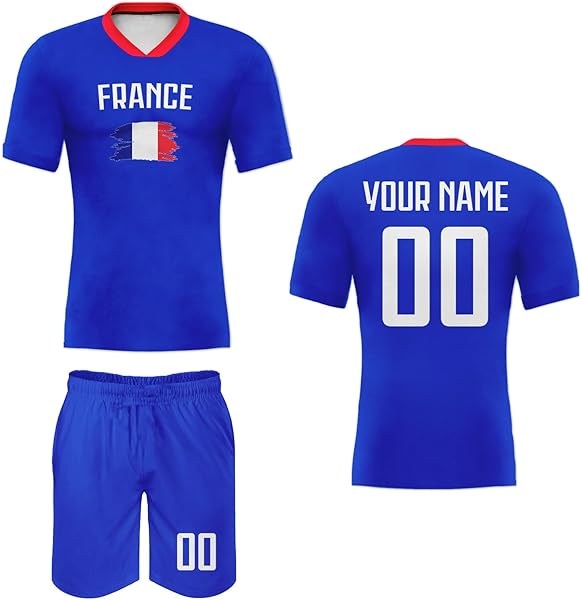 Custom 24/25 National Soccer Team Jersey Set Personalized Name Number Uniform Shirts Shorts for Men Women Youth Fans Gift