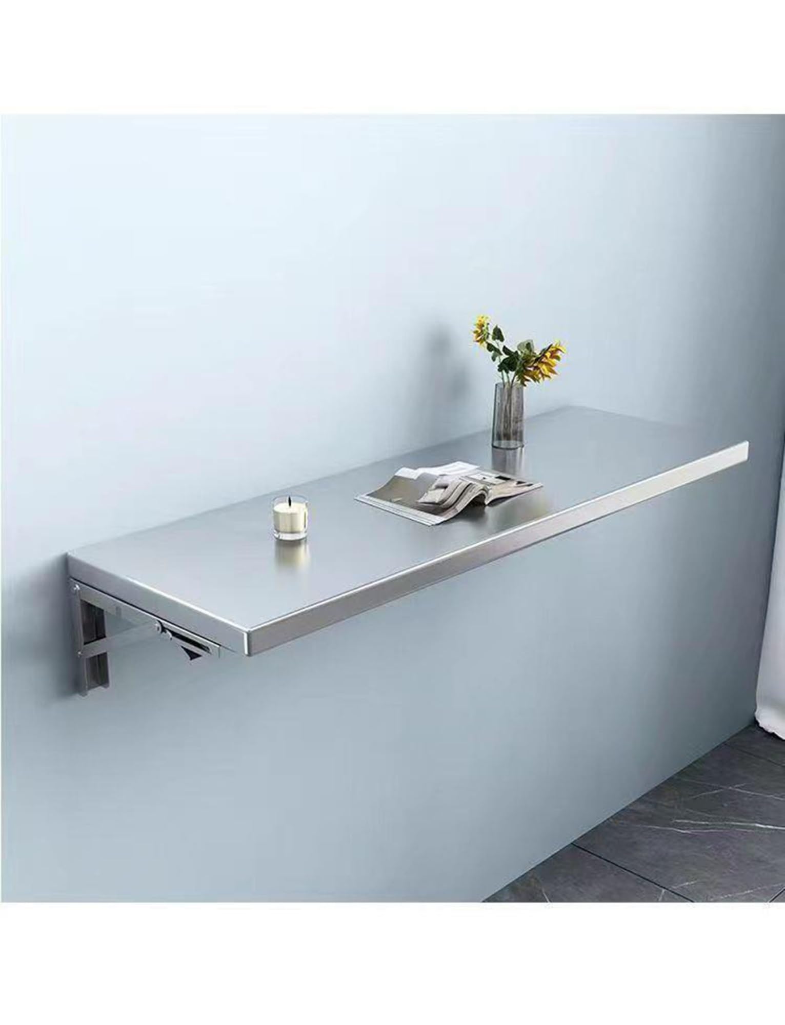 Étagère murale pliable en acier 304 | Support de cuisine et bar