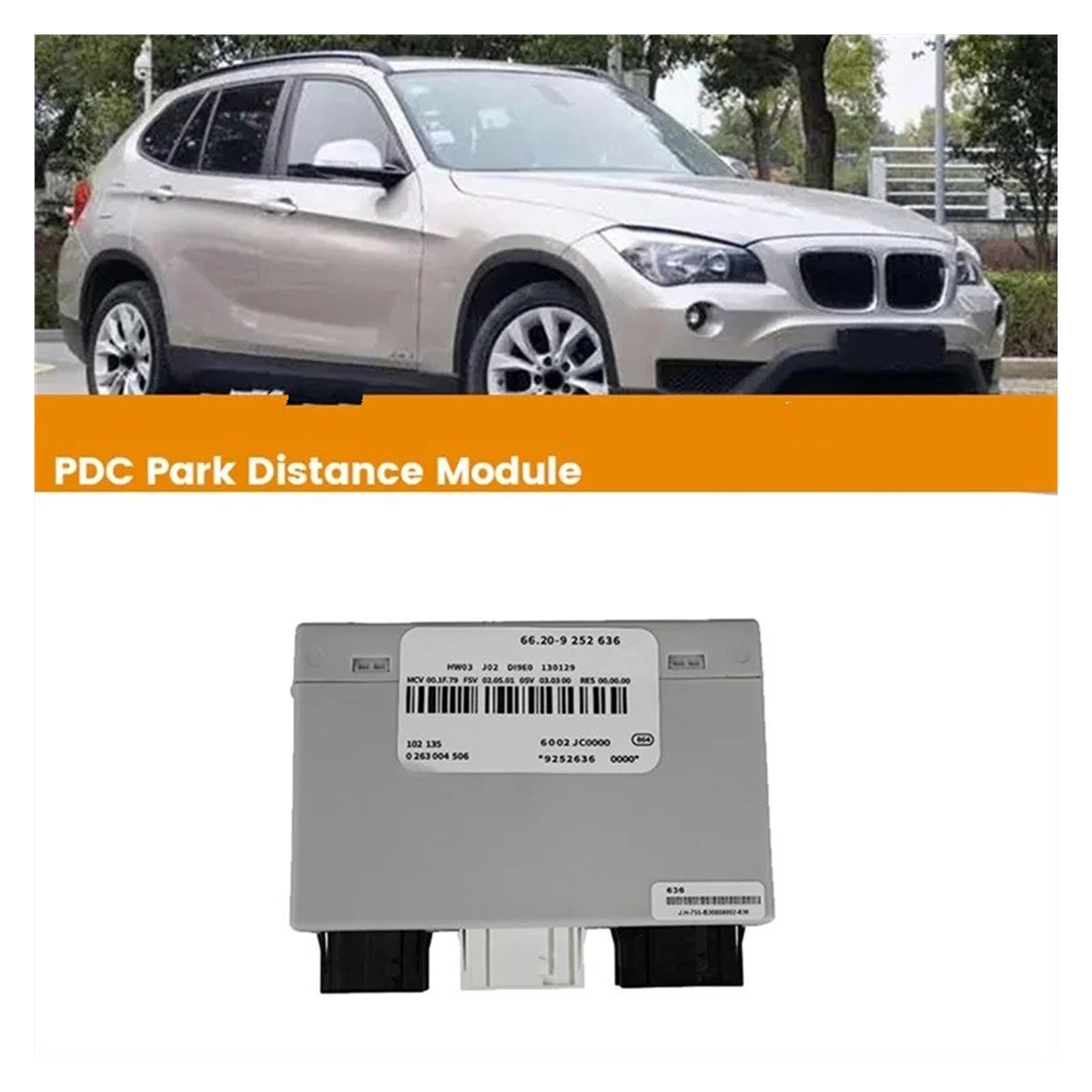 Feststellbremse Für X1 E84 2008-2015 3 Stecker Hohe Version Parkplatz Modul Auto PDC Park Distance Control Unit 66209252636 66209 252 636