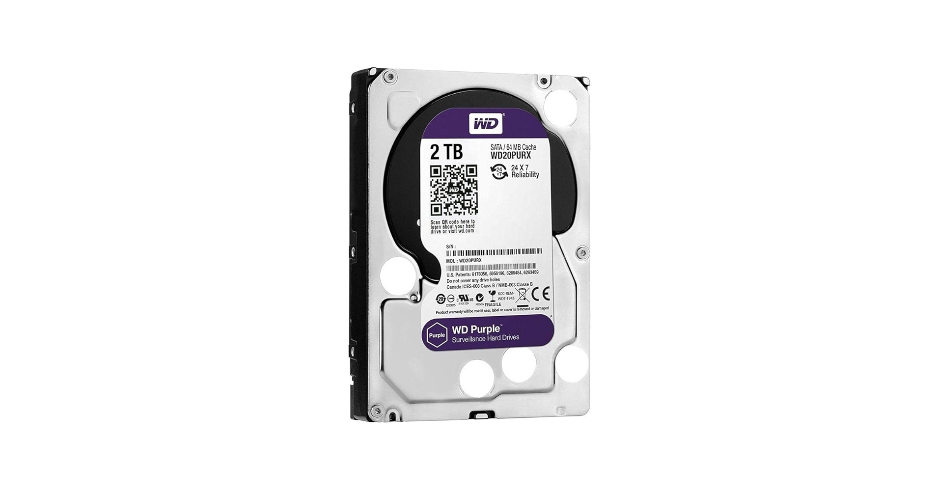 Amazon.com: Western Digital 2TB WD Purple Surveillance