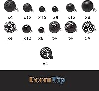 Vista 3 de Juego de 101 bolas de Navidad ultra lujosas con adorno para el árbol de Navidad, bolas de Navidad inastillables de Roomtip - Diseñadas en Italia