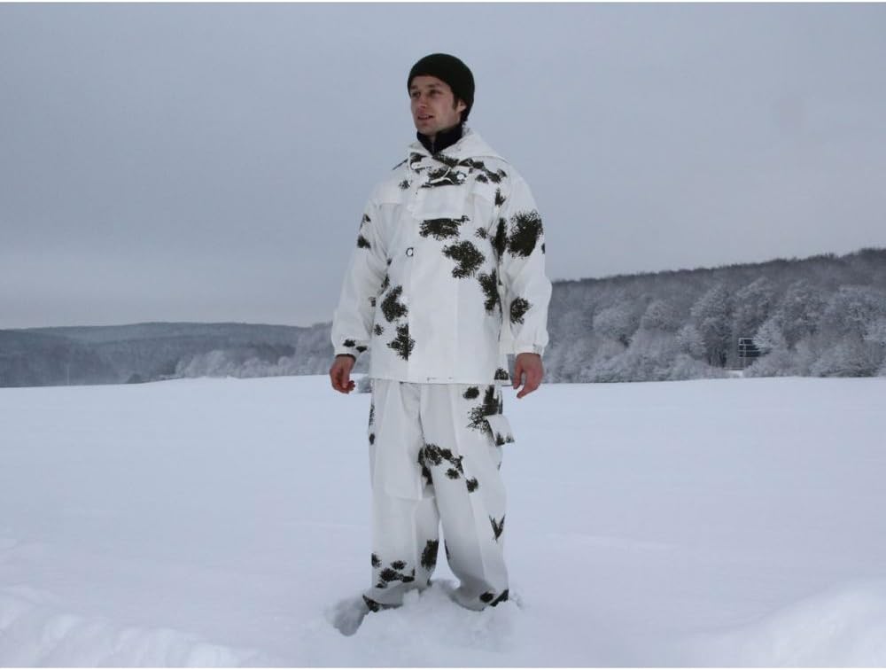 MIL-TEC Cotton Suits - Men's, Snow Camo, Extra Large, 11971000-905
