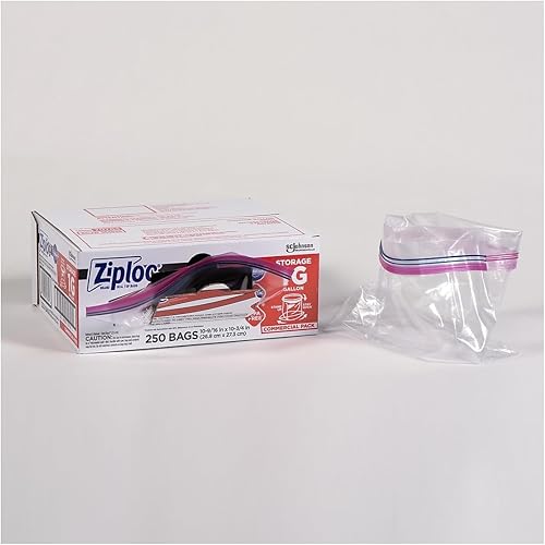 Miniatura 6 de SC Johnson Professional Ziploc Bolsas de almacenamiento con nueva tecnología Grip 'n Seal, para organización y almacenamiento de alimentos, doble