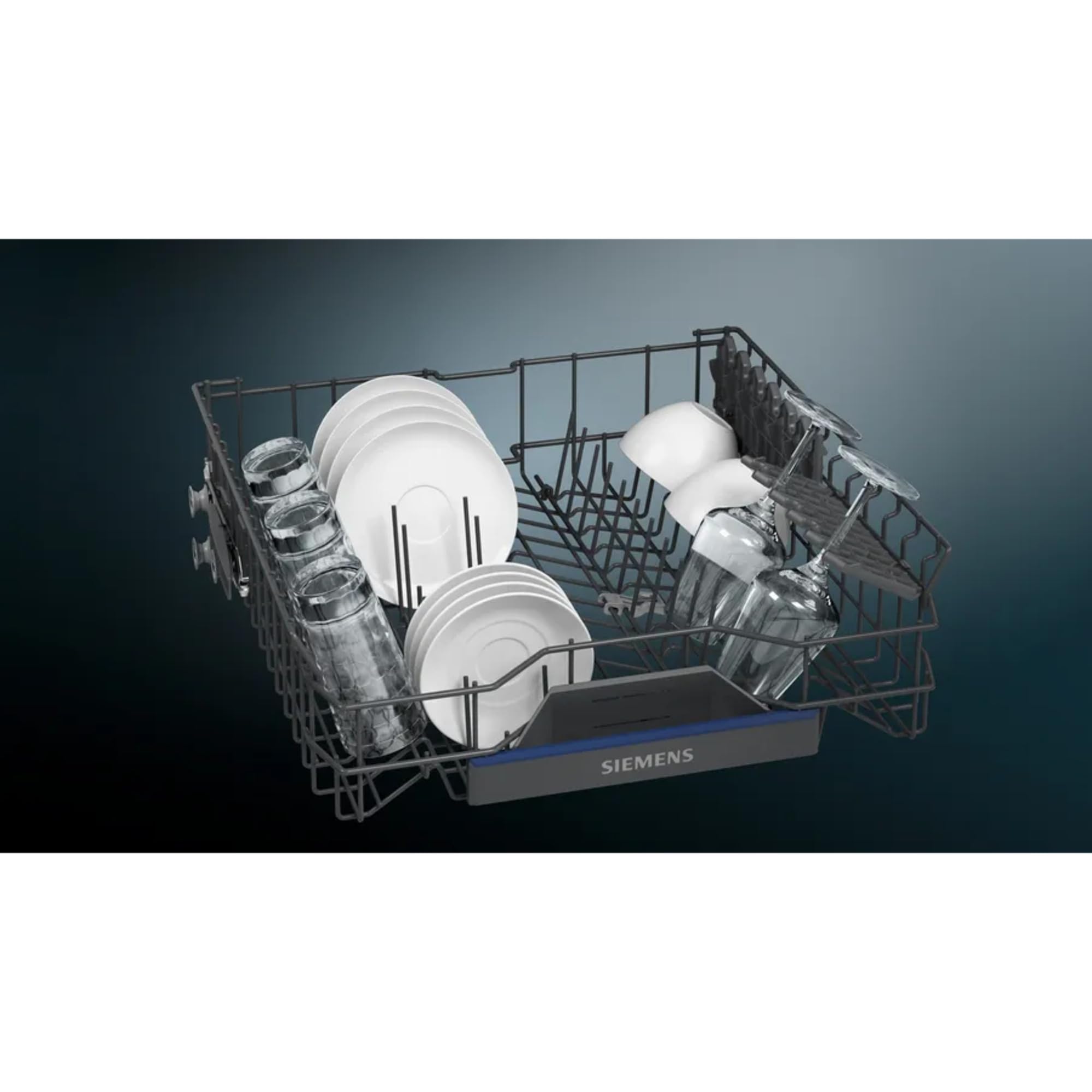 Siemens SX63EX22CE, iQ300, Lavavajillas XXL totalmente integrado 60 cm, lavavajillas inteligente, fabricado en Alemania, cajón para cubiertos, varioSpeed Plus, cestas flexibles, secado automático