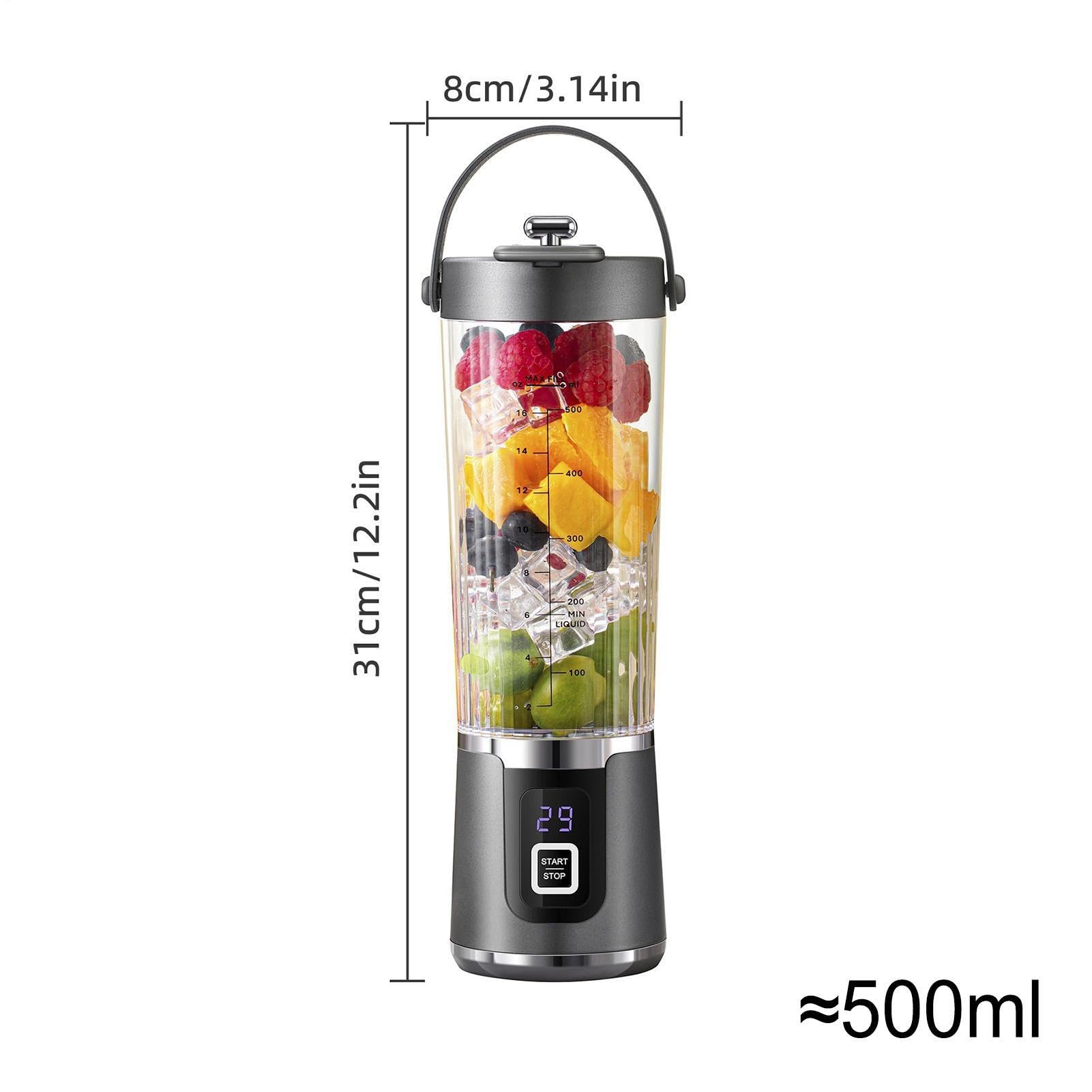 Przenośny blender do koktajli Ładowany przez USB Kubek Mikser z | Blendery osobiste Do podróży, kuchni, pleneru, plaży, pikniku, kempingu, domu, shake'ów, soków, kawy,