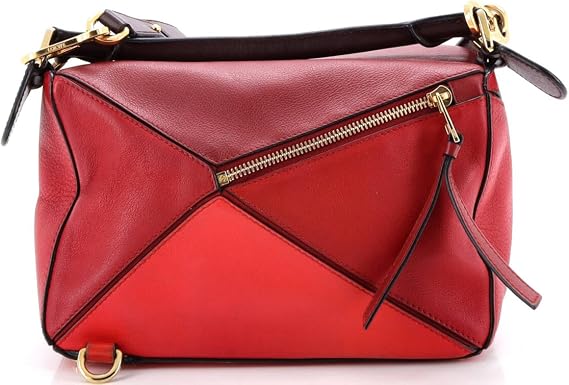 Pre-Loved Puzzle Bag Leather Small, Pink