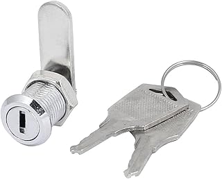 uxcell Mailbox Tool Box Locking 12mm x 16mm Security Cylinder Cam Lock w 2 Keys