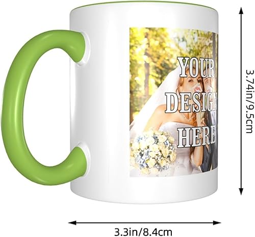 Miniatura 4 de Taza de café personalizada, tazas personalizadas con logotipo y foto, taza personalizada, diseña tu propia taza de café personalizada, regalos