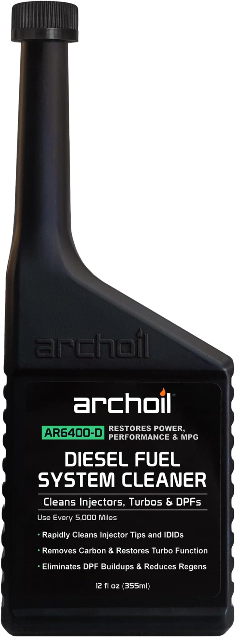 Archoil AR6400-D Diesel Fuel System Cleaner (12 oz) Deep Clean - Injector Cleaner, Turbo & DPF Deposit Control