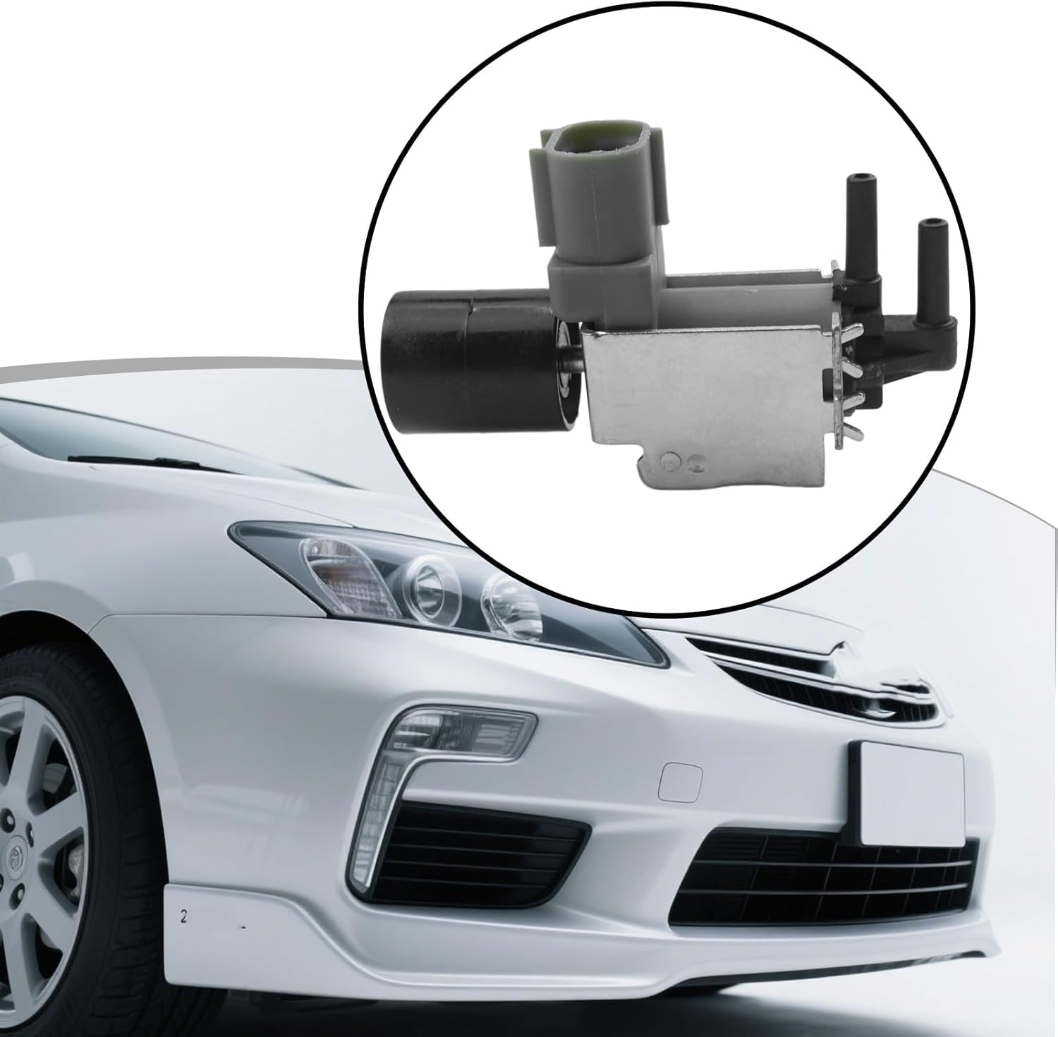 Fuel Vapor Canister Purge Valve Solenoid Fit for Toyota Prius 1.5L 2004 2005 2006 2007 2008 2009 Replacement for 90910-12274 9091012274