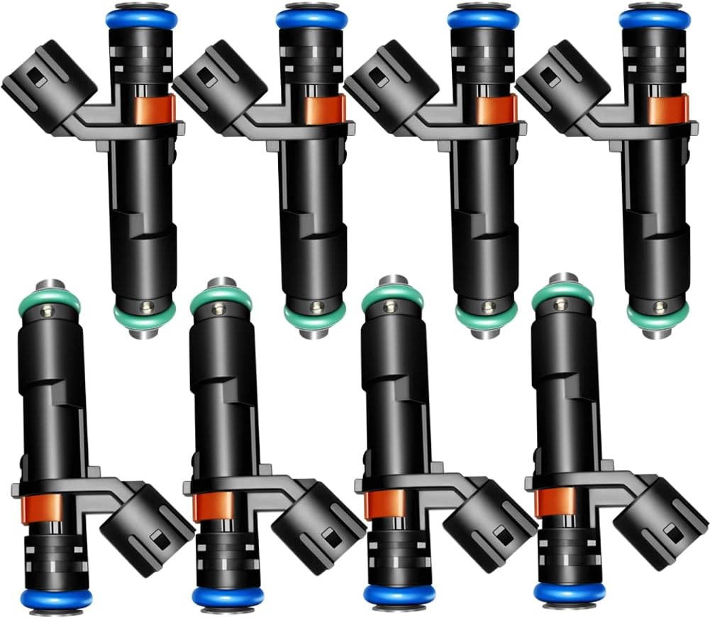YLATG Fuel Injectors For Ford Expedition 2005-2006 5.4 L,F-150 /F-250 Super Duty/F-350 Super Duty 2005-2007 5.4 L,For Lincoln Navigator 2005-2007, Mark LT 2006-2007 5.4L 5C3Z9F593DA (8Pcs)