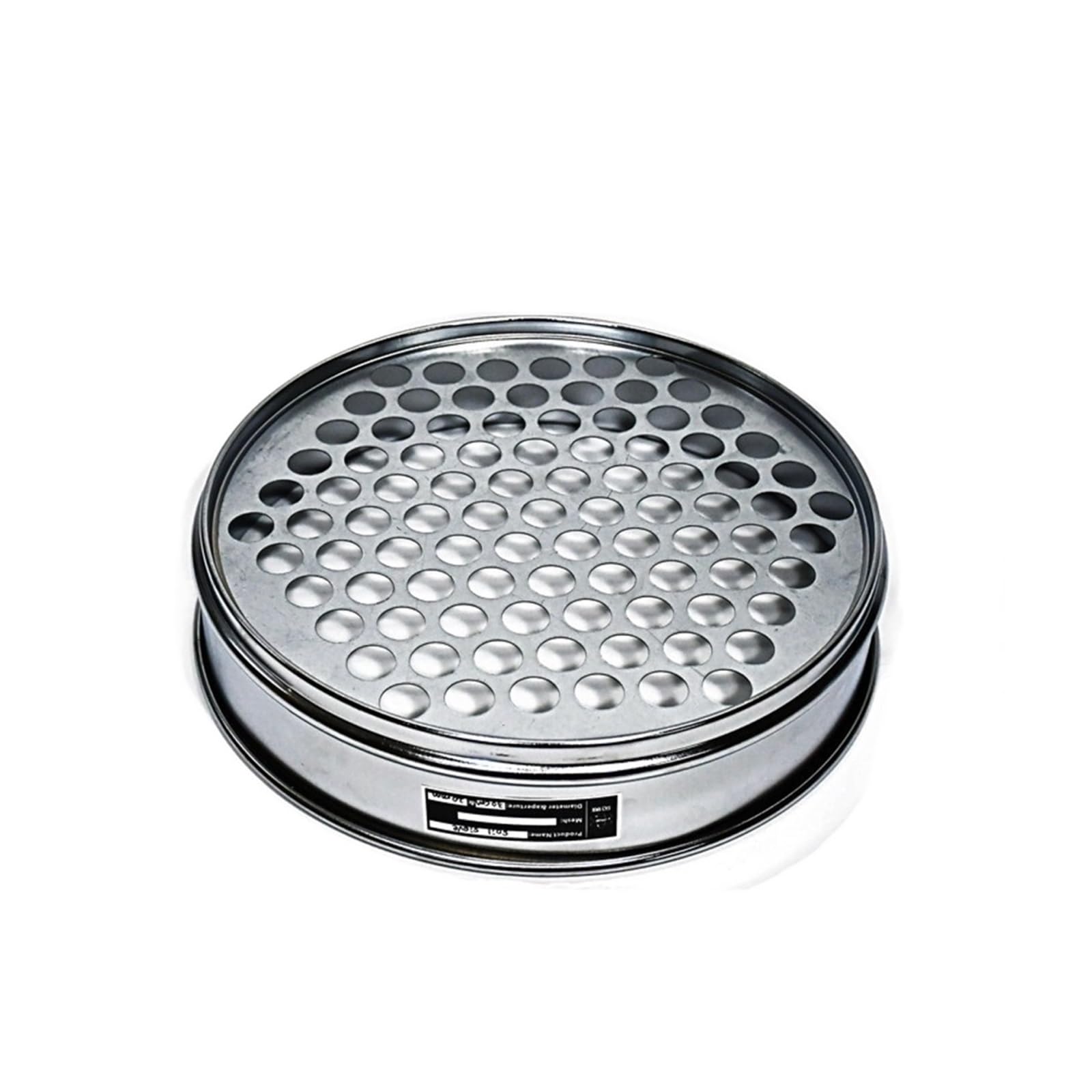 JUMELA Sieb-Set Bodensiebpaket Laborstandard-Analysensieb Gartenbau-Rundloch-Probensieb R30cm Öffnung 0,075-60mm Deckel und Tablett 11St