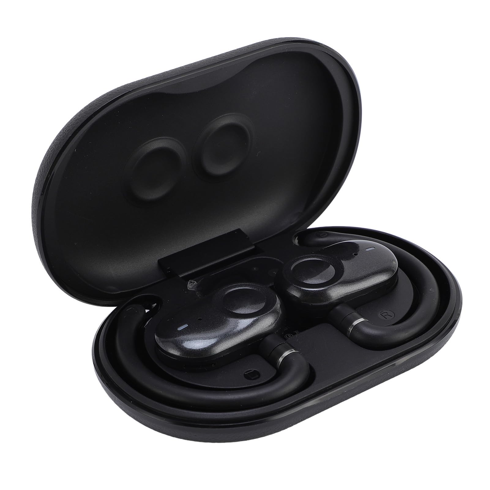 Jiawu Auricolari per Traduttori Avanzato Bluetooth 5.4 HD per Viaggiatori Auricolari per Traduzione in 144 Lingue con APP di Riduzione del Rumore Traduzione per Professionisti (BLACK)
